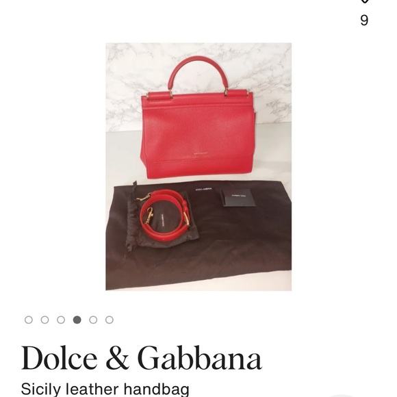 Chic Red Handbag - Picture 2 of 6